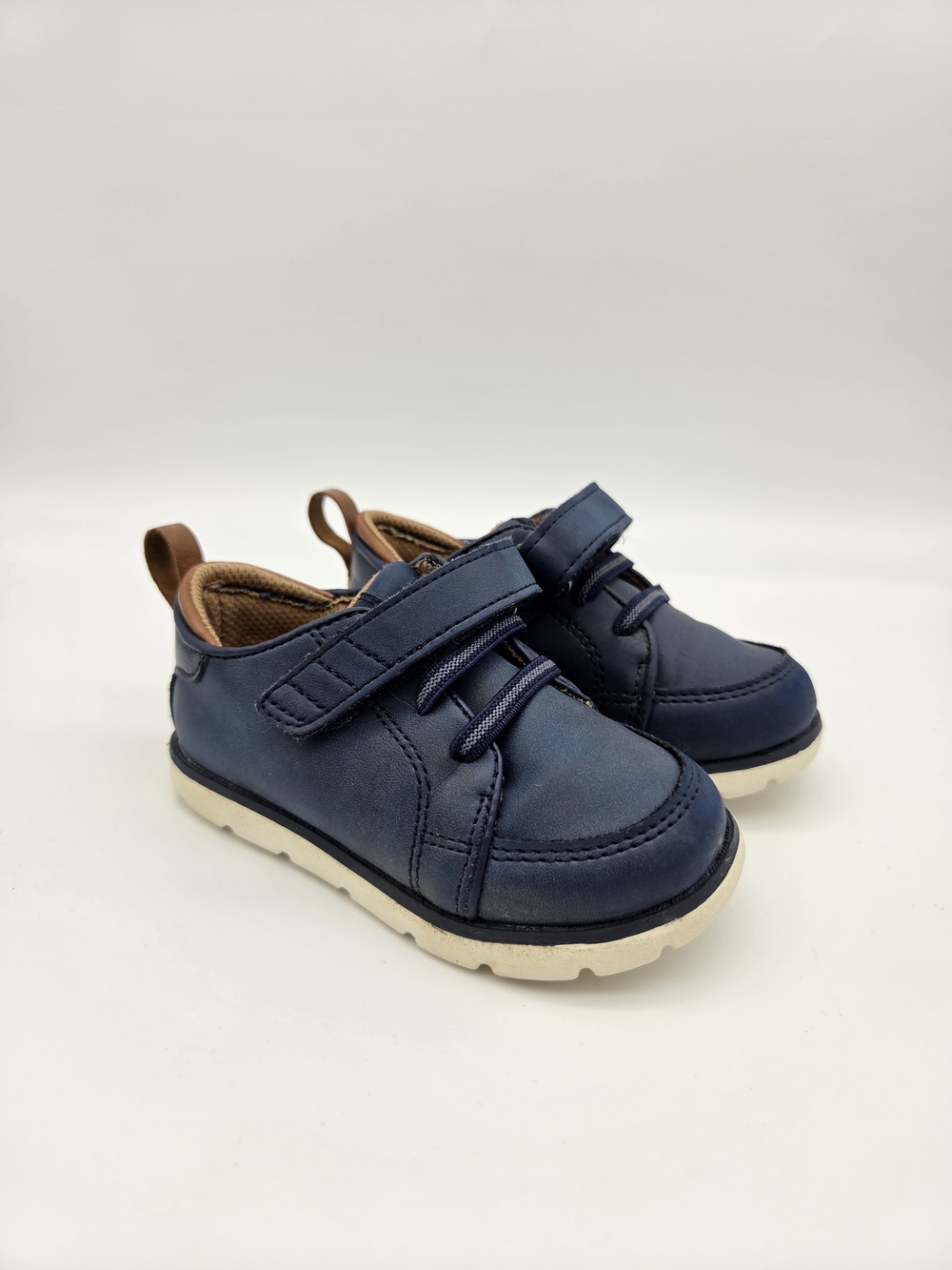 Stride Rite 360 Ethan Toddler Boys Navy Blue Hook & Loop Sneakers Size 6